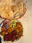 Shish Special Kebab on Naan