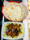Peri Peri Wings on Naan (5 Pcs)