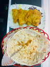 Fish Pakora on Naan (4 Pcs)